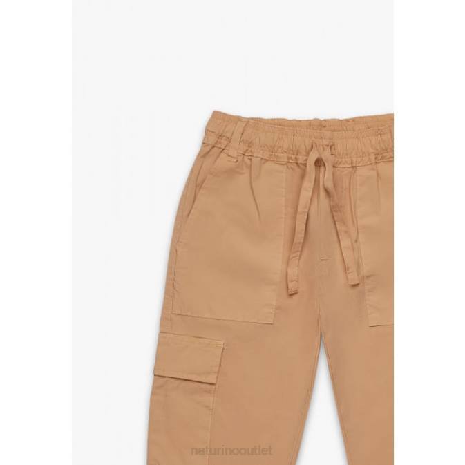 Kids Naturino Beige JOSIAH Cargo Trousers J6T6608