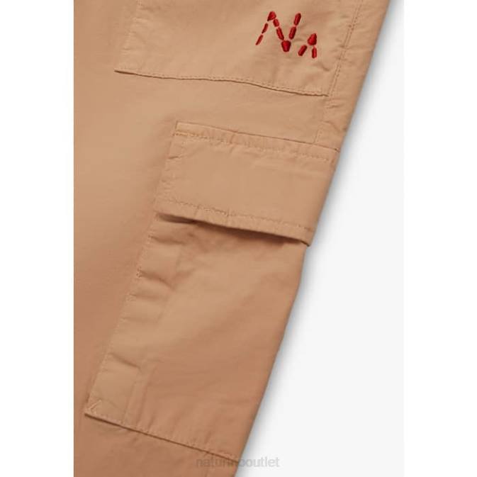 Kids Naturino Beige JOSIAH Cargo Trousers J6T6608
