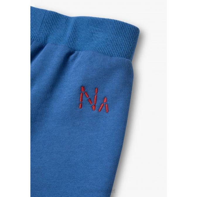 Kids Naturino Blue MILO Cotton Trousers J6T6611
