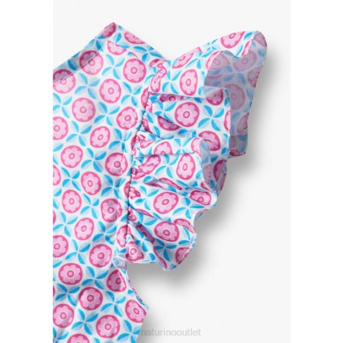 Kids Naturino Pink-Light Bue ESTELLE Overalls J6T6616