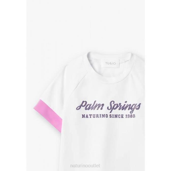 Kids Naturino White MANDY T-Shirts J6T6604