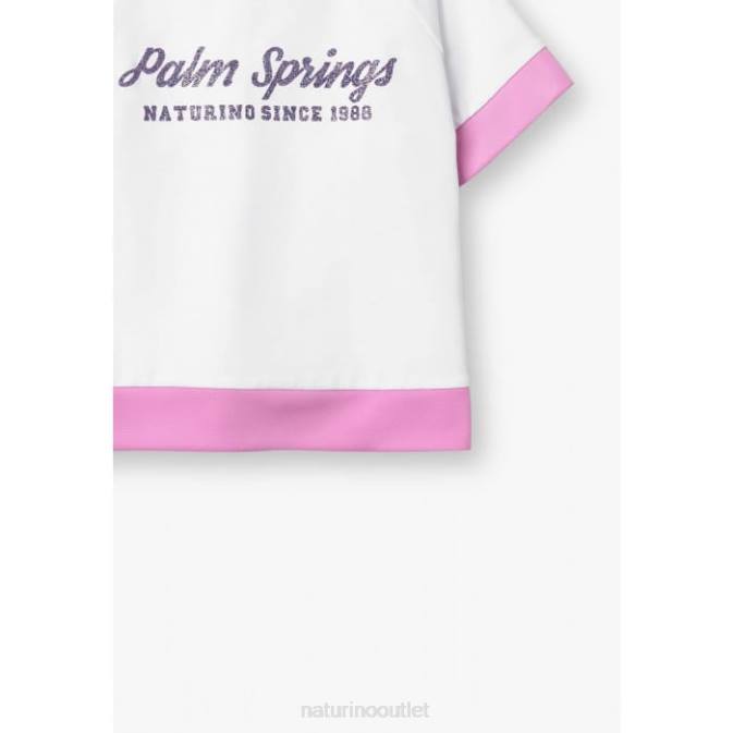 Kids Naturino White MANDY T-Shirts J6T6604