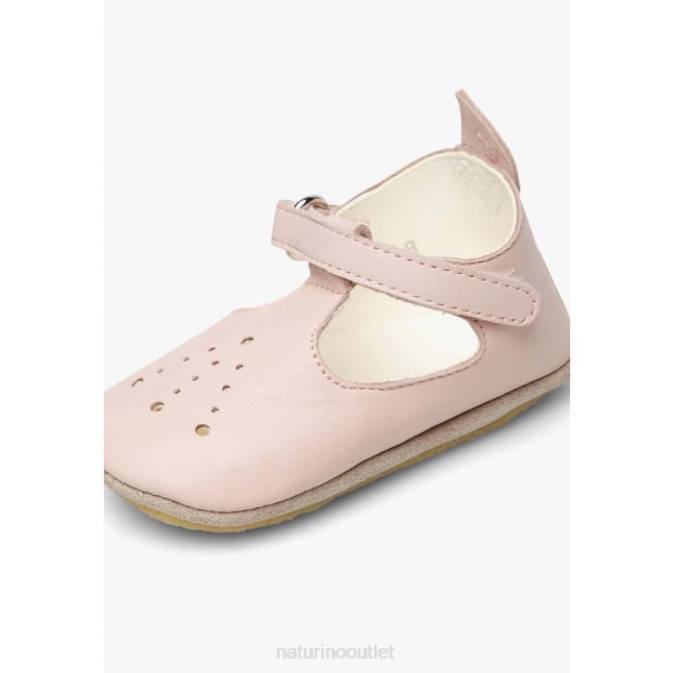 Baby Naturino Pink MUP Semi-Open Crib Shoes J6T613