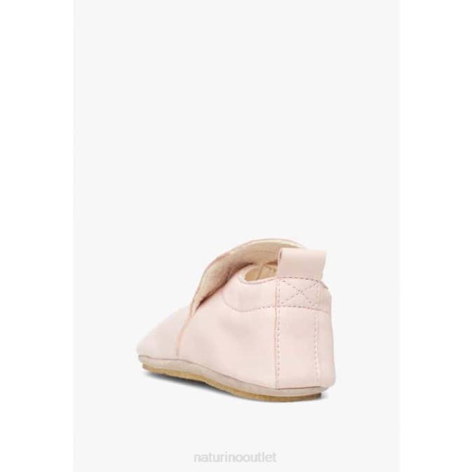 Baby Naturino Pink PLUMARD Nappa Leather Crib Shoes J6T63