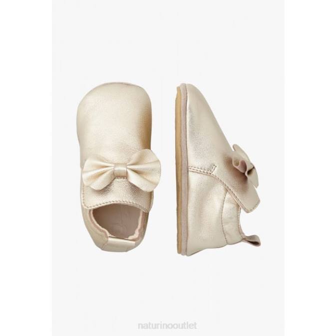 Baby Naturino Platinum PLOTE Crib Shoes with Bow J6T611