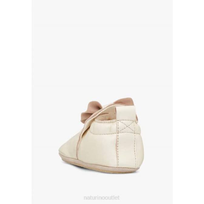 Baby Naturino Platinum PLOTE Crib Shoes with Bow J6T611