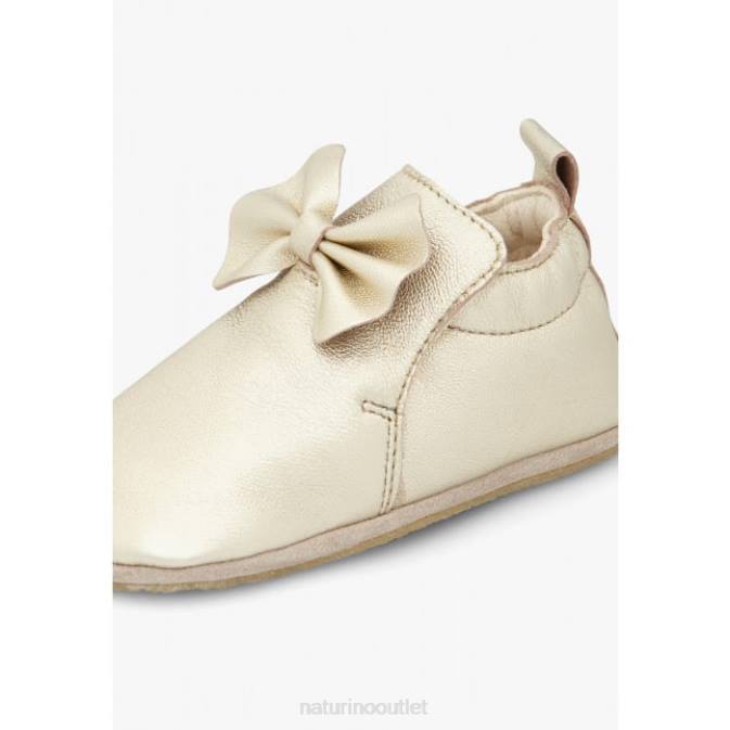 Baby Naturino Platinum PLOTE Crib Shoes with Bow J6T611