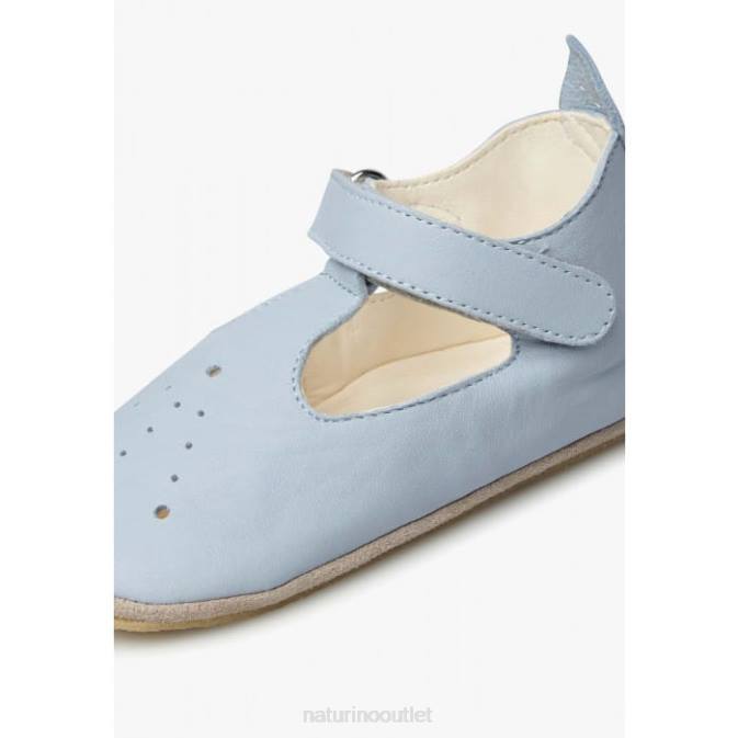Baby Naturino Sky Blue MUP Semi-Open Crib Shoes J6T612