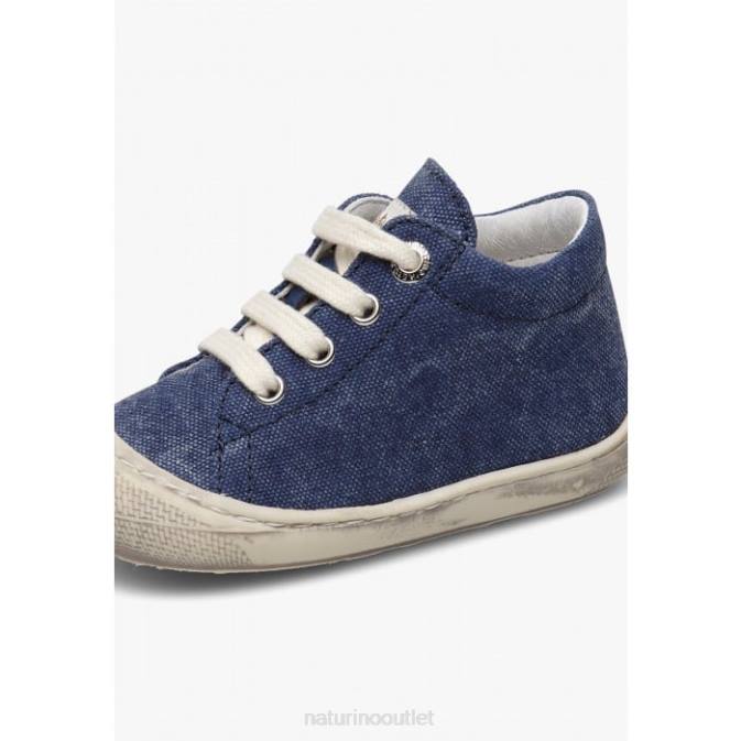 Kids Naturino Blue COCOON Canvas First Steps Shoes J6T6285