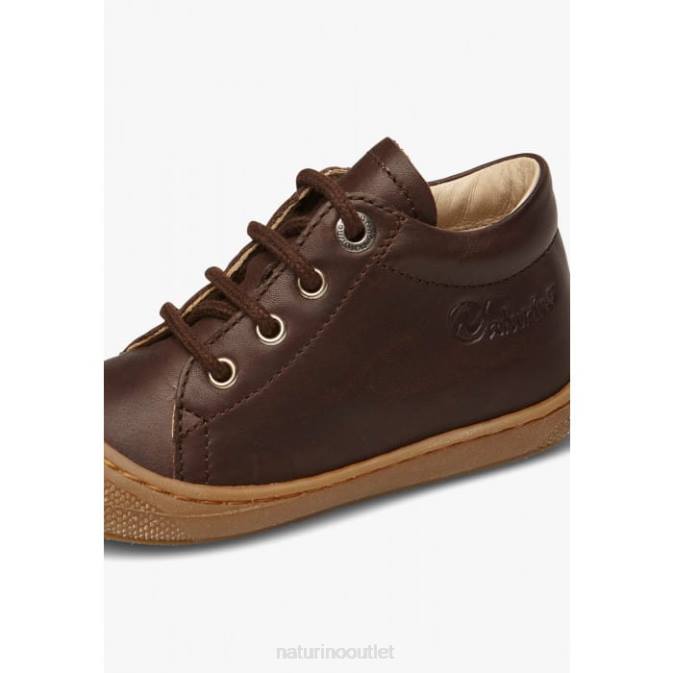 Kids Naturino Brown COCOON Napa Leather Toddler Shoes J6T6277