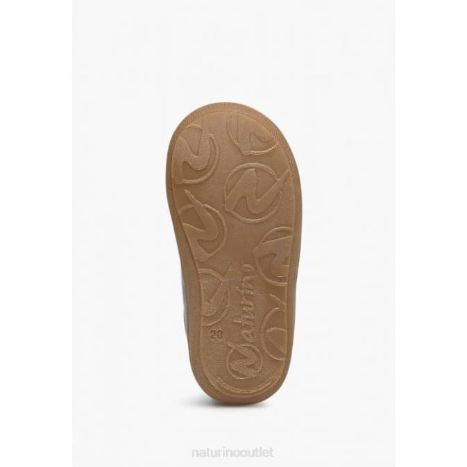 Kids Naturino Dark Blue COCOON Napa Leather Toddler Shoes J6T6263