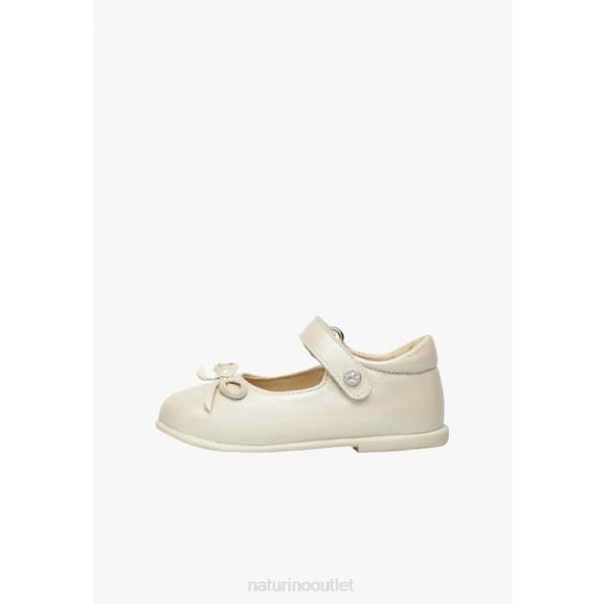 Kids Naturino Platinum BALLET Leather Ballet Flats J6T6244