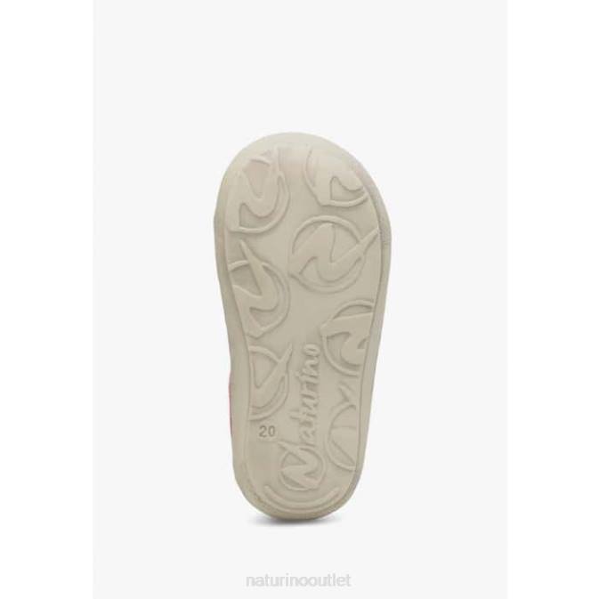 Kids Naturino Red COCOON Canvas First Steps Shoes J6T6337