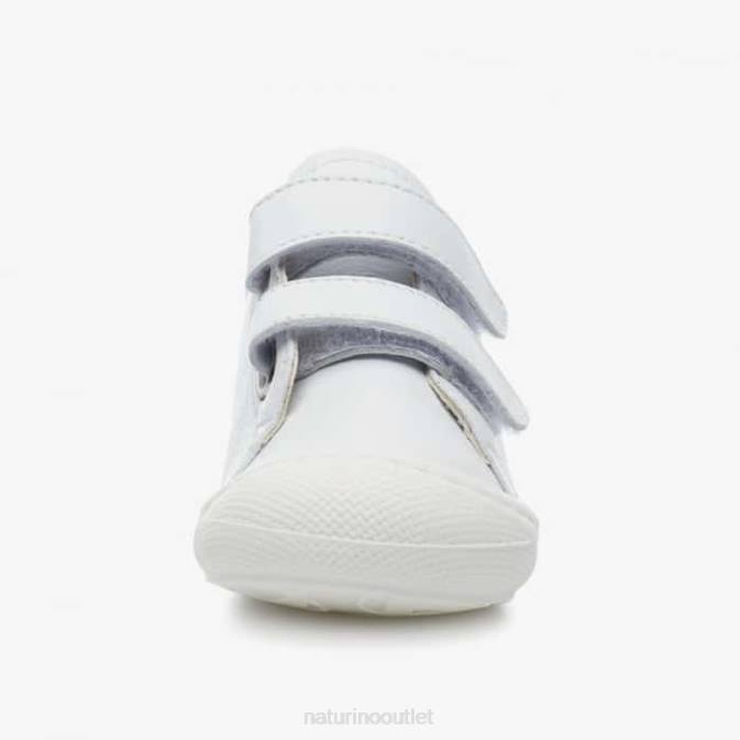 Kids Naturino White TWINS BABY VL First Steps Shoes J6T6600