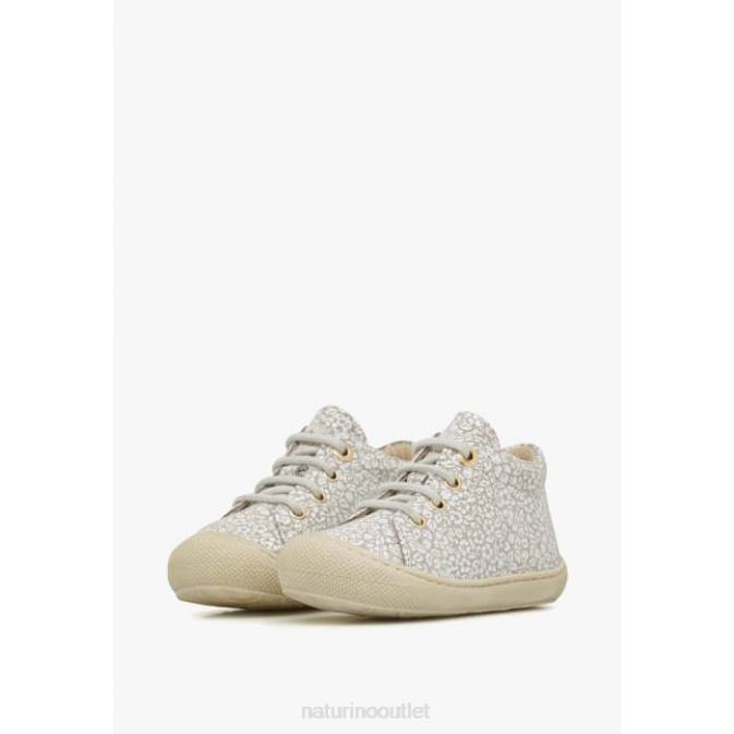 Kids Naturino Beige COCOON Suede First Steps Shoes J6T6109