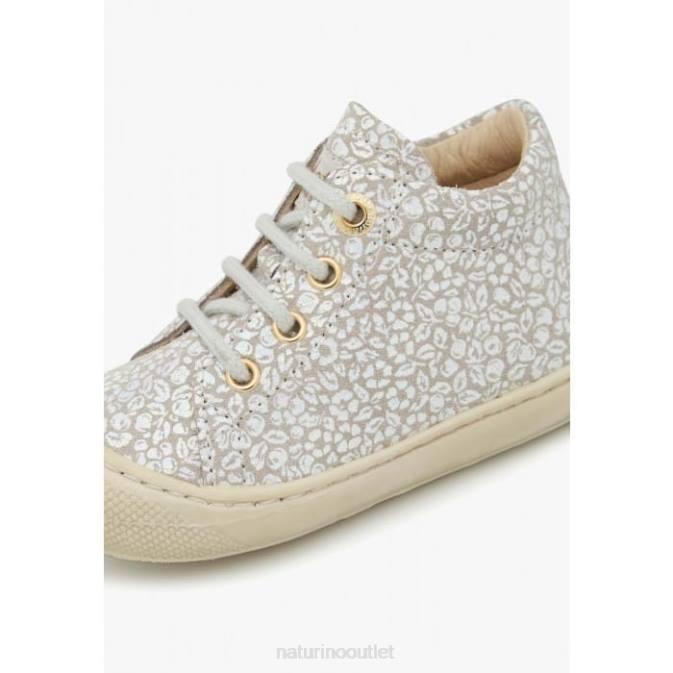 Kids Naturino Beige COCOON Suede First Steps Shoes J6T6109