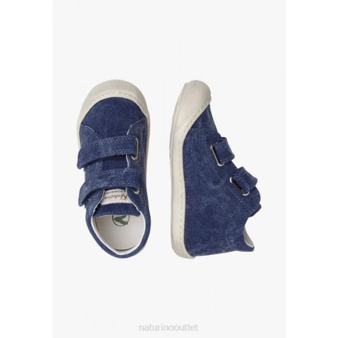 Kids Naturino Blue COCOON Canvas First Steps Shoes J6T6198