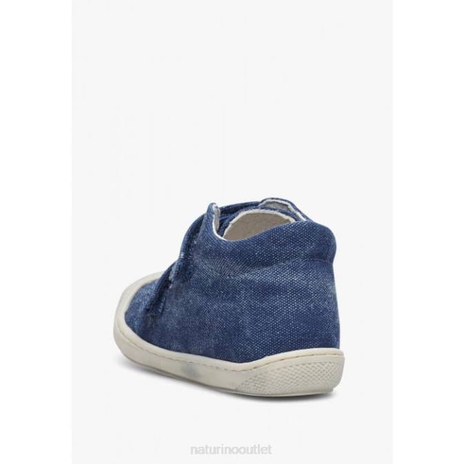 Kids Naturino Blue COCOON Canvas First Steps Shoes J6T6198