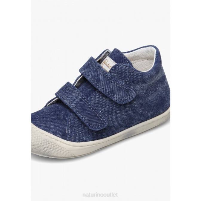 Kids Naturino Blue COCOON Canvas First Steps Shoes J6T6198