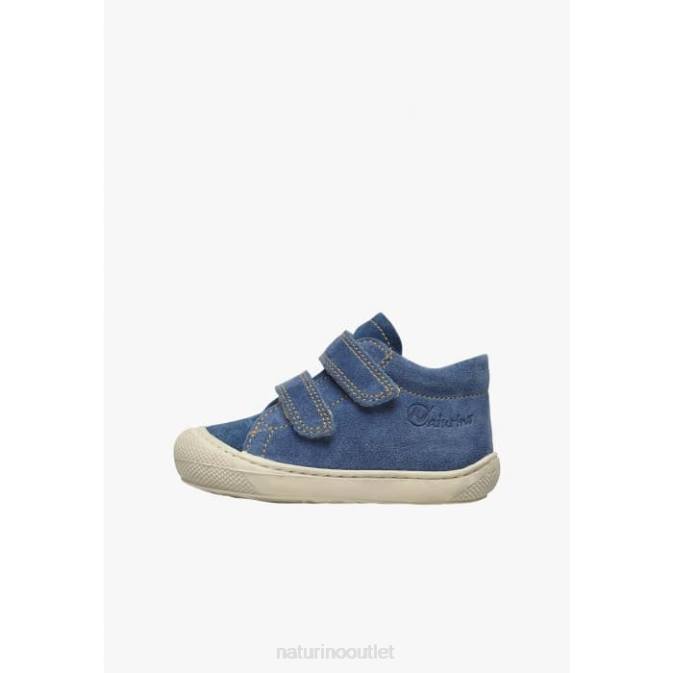 Kids Naturino Blue COCOON VL Suede First Steps Shoes J6T6172