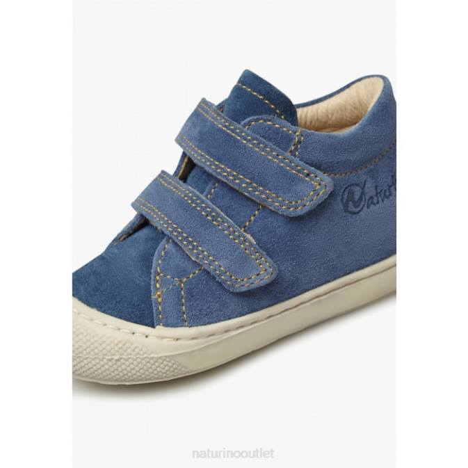 Kids Naturino Blue COCOON VL Suede First Steps Shoes J6T6172