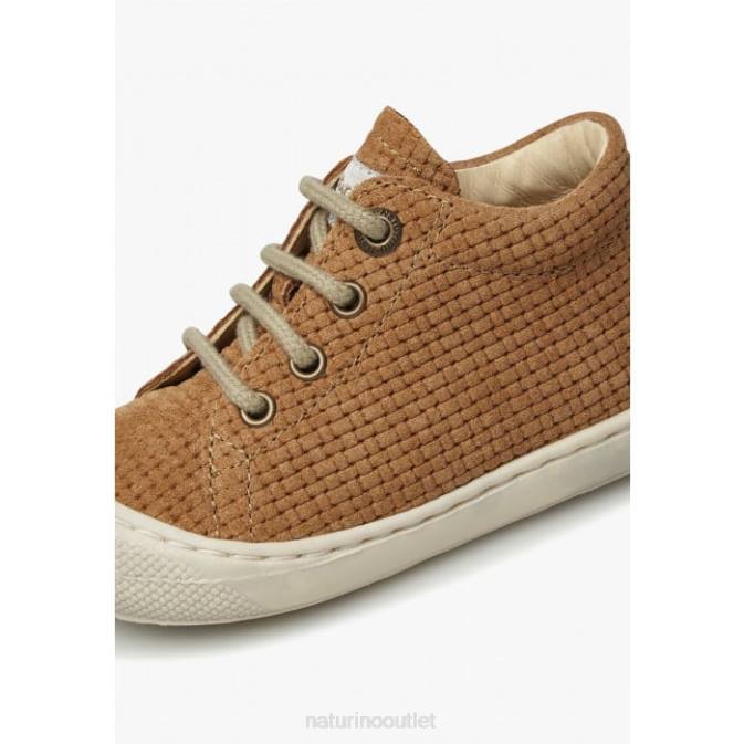 Kids Naturino Brown COCOON Suede First Steps Shoes J6T671