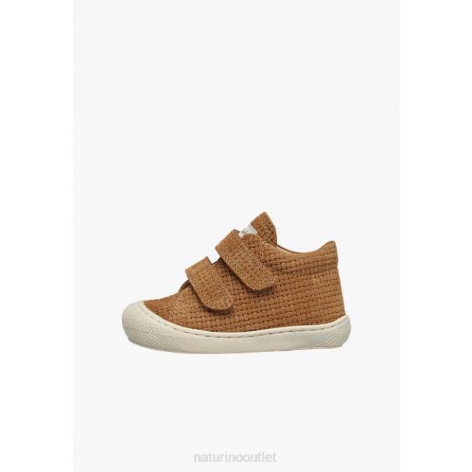 Kids Naturino Brown COCOON VL Suede First Steps Shoes J6T663
