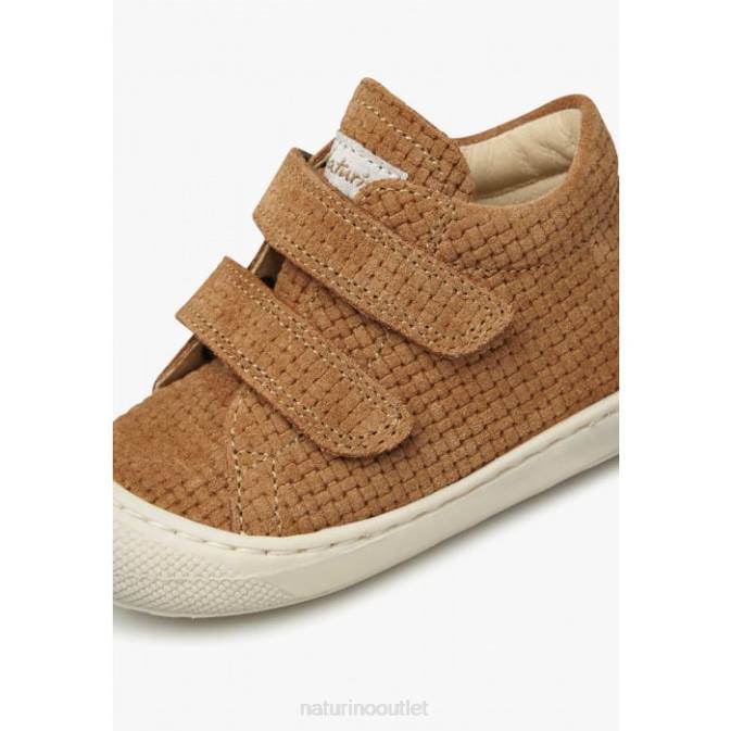Kids Naturino Brown COCOON VL Suede First Steps Shoes J6T663
