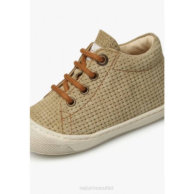 Kids Naturino Dove Grey COCOON Suede First Steps Shoes J6T6101