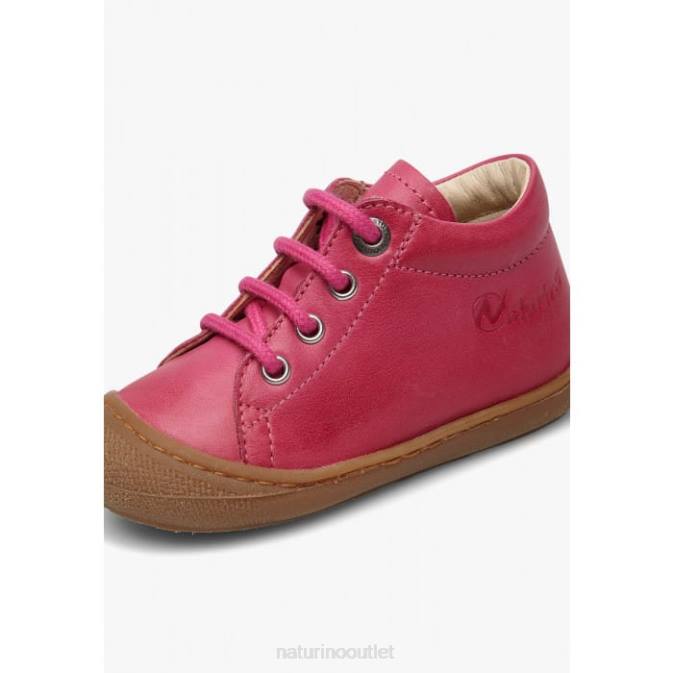 Kids Naturino Fuchsia COCOON Napa Leather Toddler Shoes J6T6111