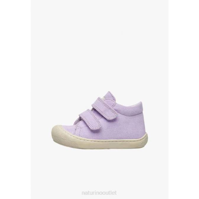 Kids Naturino Lilac COCOON VL Canvas First Steps Shoes J6T6106