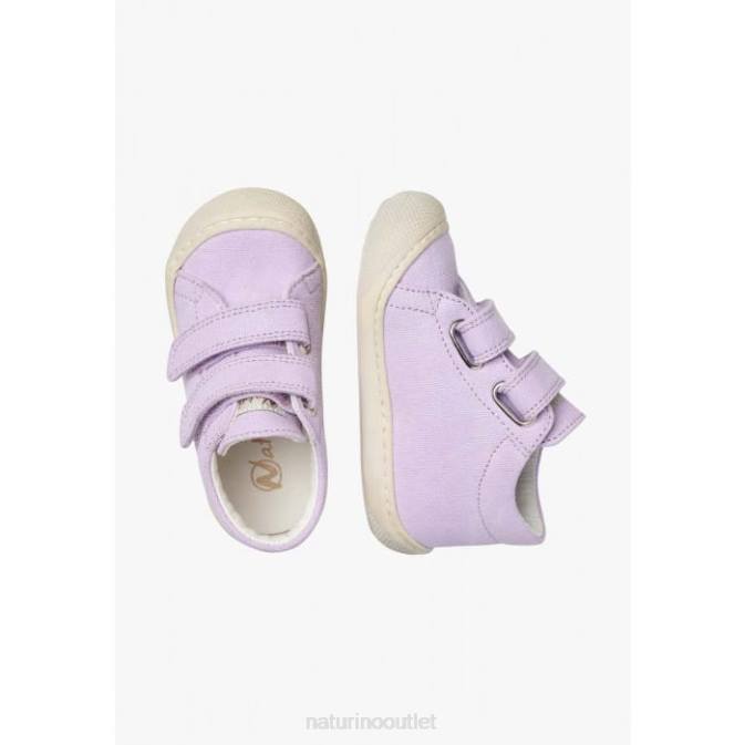 Kids Naturino Lilac COCOON VL Canvas First Steps Shoes J6T6106