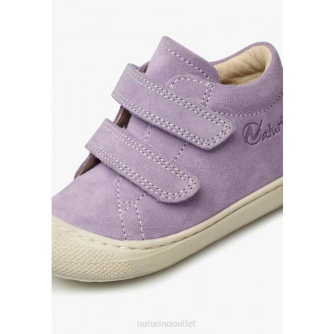 Kids Naturino Lilac COCOON VL Suede First Steps Shoes J6T6152