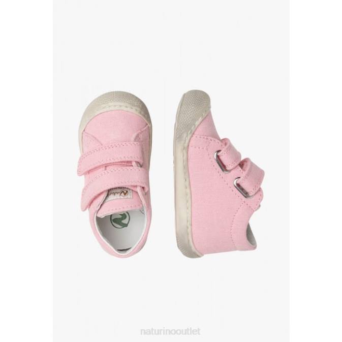 Kids Naturino Pink COCOON Canvas First Steps Shoes J6T6204