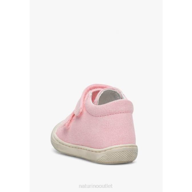 Kids Naturino Pink COCOON Canvas First Steps Shoes J6T6204