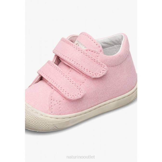 Kids Naturino Pink COCOON Canvas First Steps Shoes J6T6204