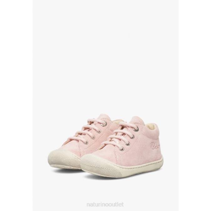 Kids Naturino Pink COCOON Suede First Steps Shoes J6T6118