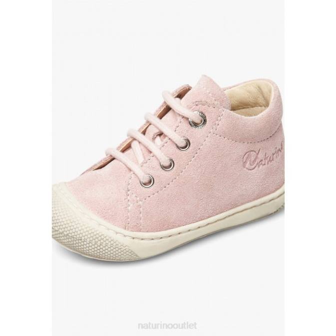 Kids Naturino Pink COCOON Suede First Steps Shoes J6T6118