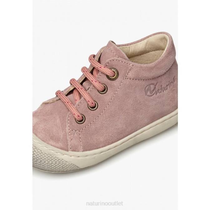 Kids Naturino Pink COCOON Suede First Steps Shoes J6T658