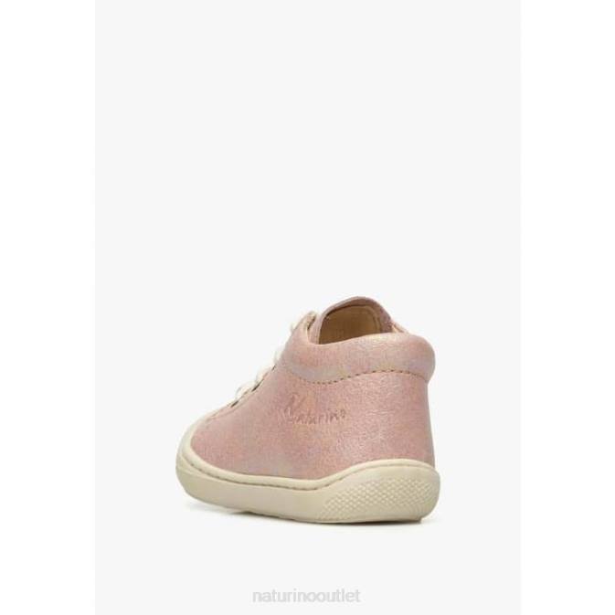 Kids Naturino Pink COCOON Suede First Steps Shoes J6T695