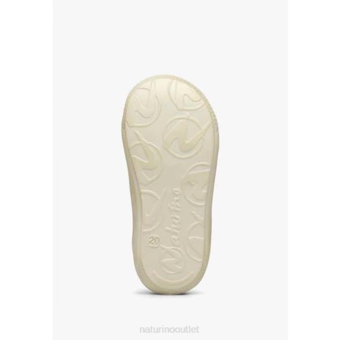 Kids Naturino Pink COCOON Suede First Steps Shoes with Daisy Print J6T6139