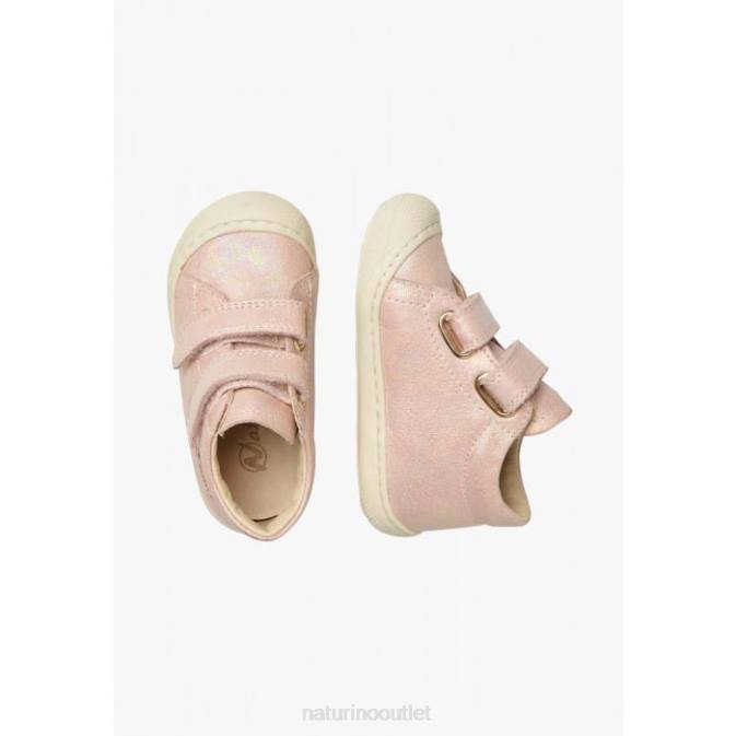 Kids Naturino Pink COCOON VL Suede First Steps Shoes J6T668