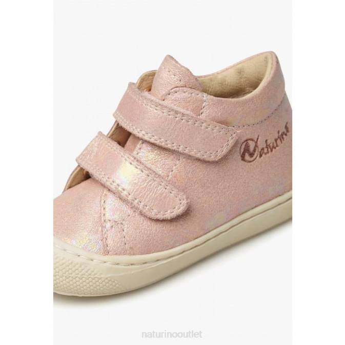 Kids Naturino Pink COCOON VL Suede First Steps Shoes J6T668