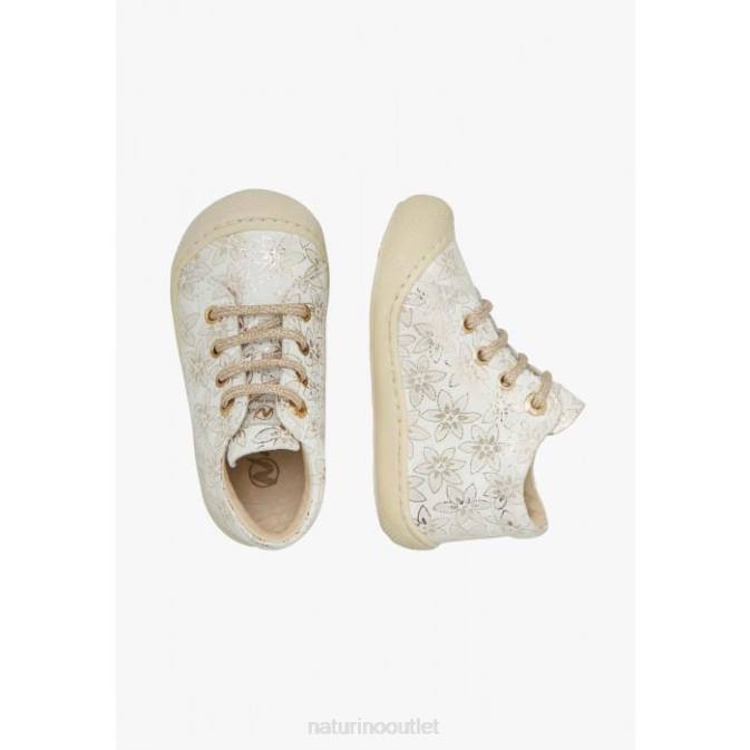 Kids Naturino Platinum COCOON Suede First Steps Shoes J6T677