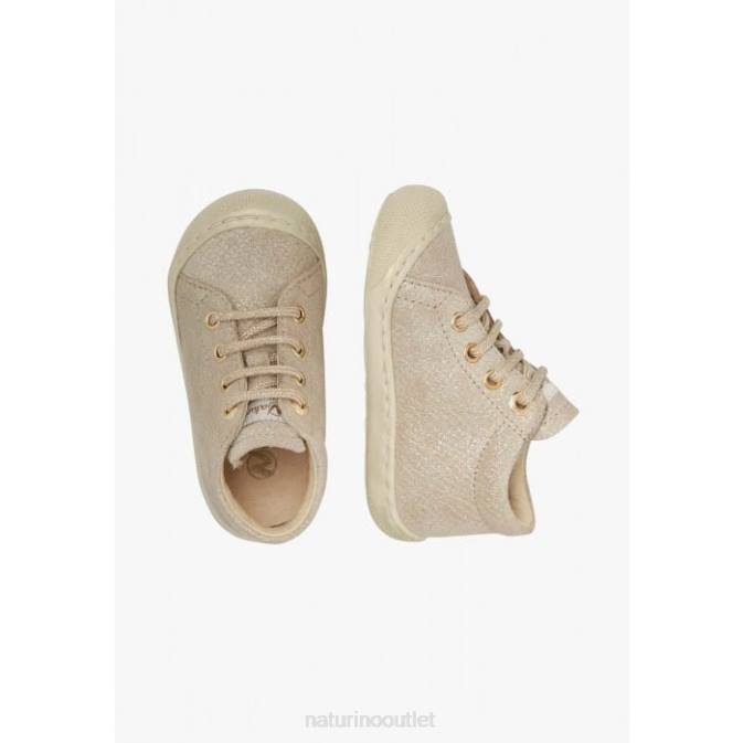 Kids Naturino Platinum COCOON Suede First Steps Shoes J6T681
