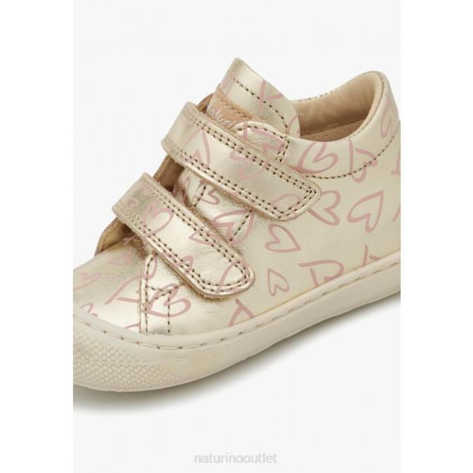 Kids Naturino Platinum COCOON VL Leather First Steps Shoes J6T6168