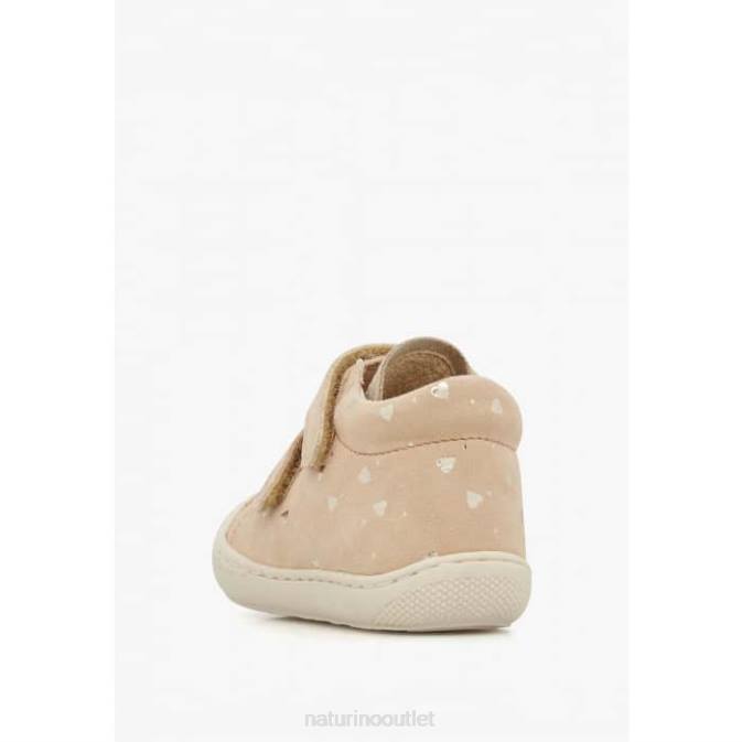 Kids Naturino Platinum COCOON VL Suede First Steps Shoes J6T6147