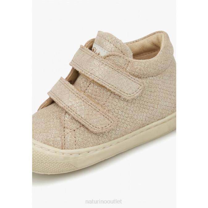 Kids Naturino Platinum COCOON VL Suede First Steps Shoes J6T688