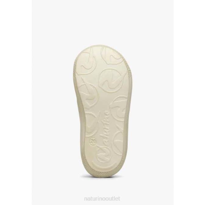 Kids Naturino Powder Pink COCOON VL Suede First Steps Shoes J6T698