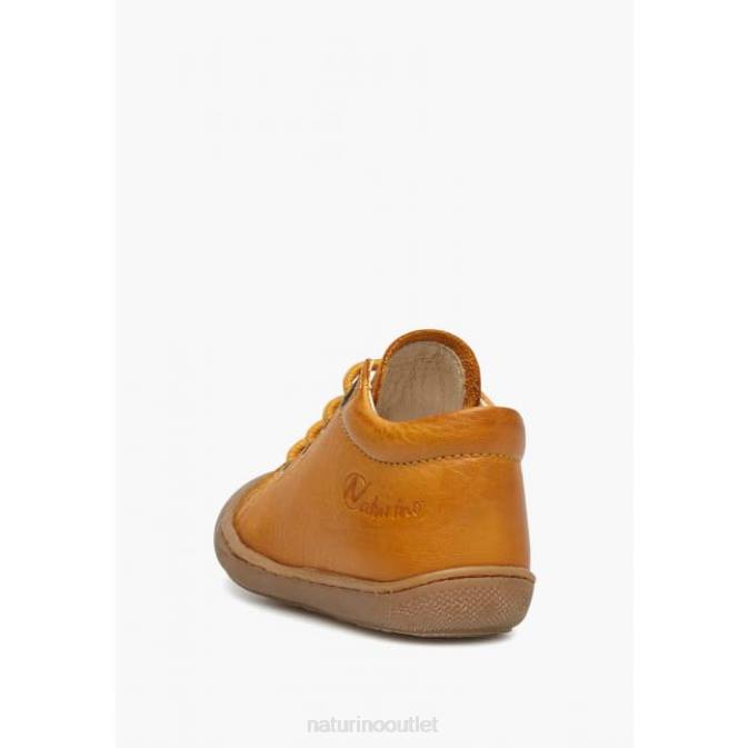 Kids Naturino Pumpkin COCOON Napa Leather Toddler Shoes J6T6224